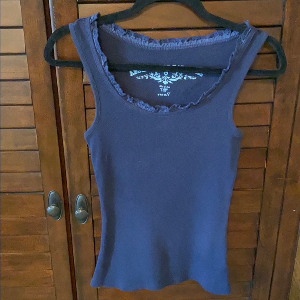 Ariat tank with ruffled neckline